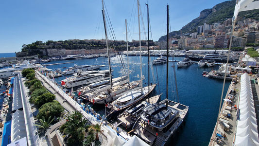 The view from Yacht Club de Monaco
