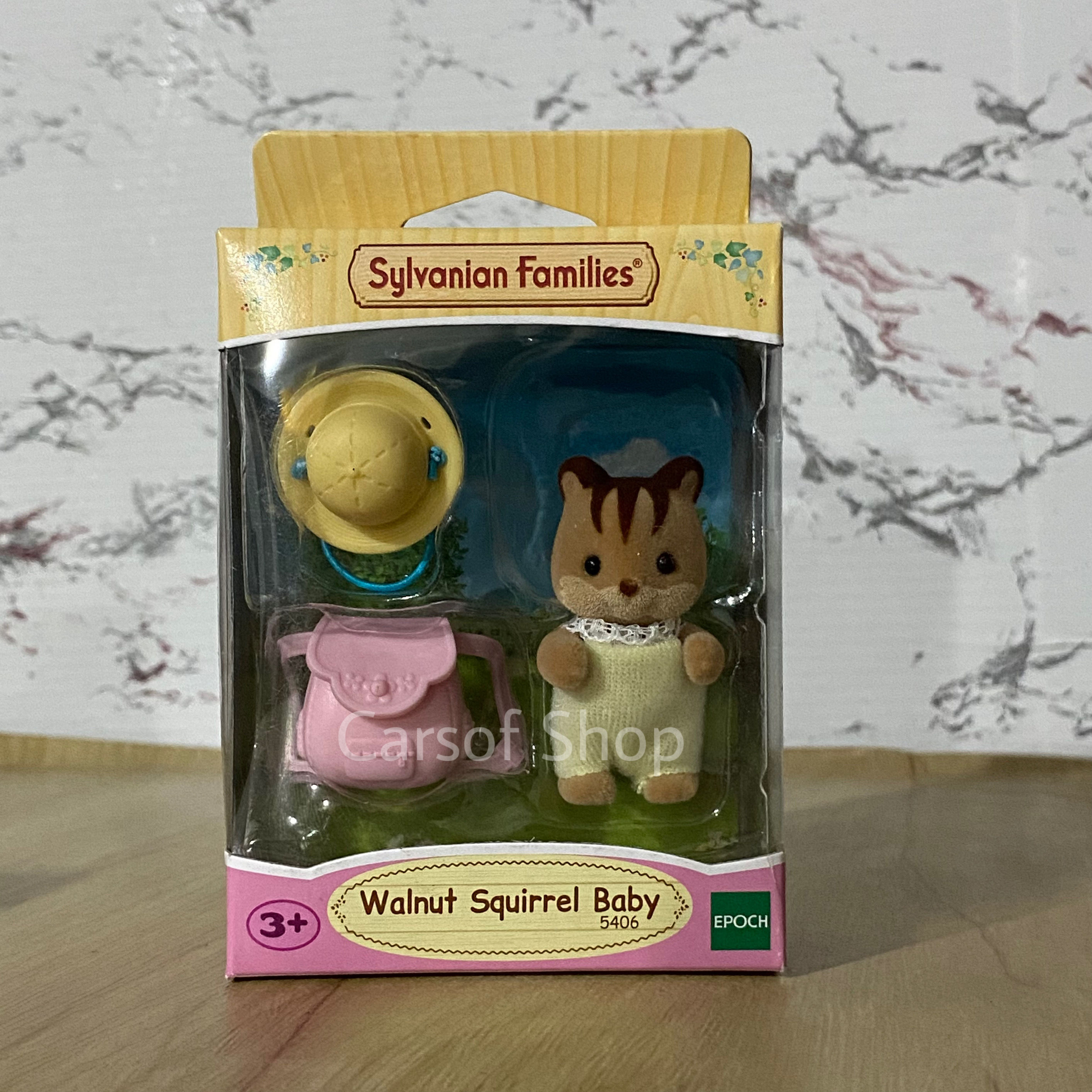 Bebé ardilla con accesorios Sylvanian Families 