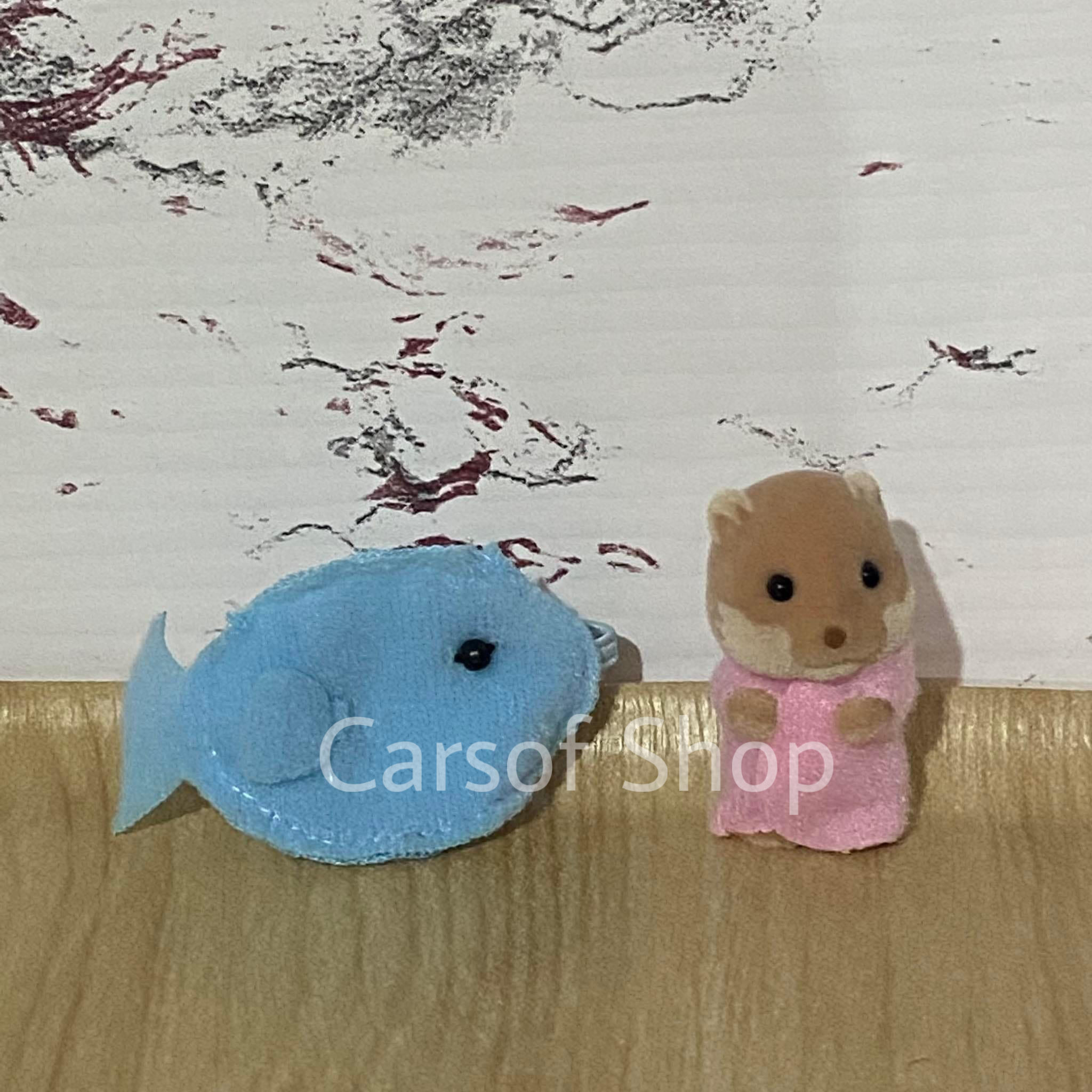 Bebé nutria ropa rosa Sylvanian Families 