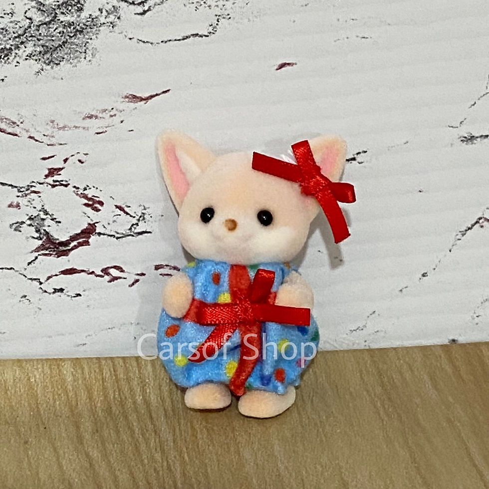Bebé zorro fennec set Feliz Navidad Sylvanian Families