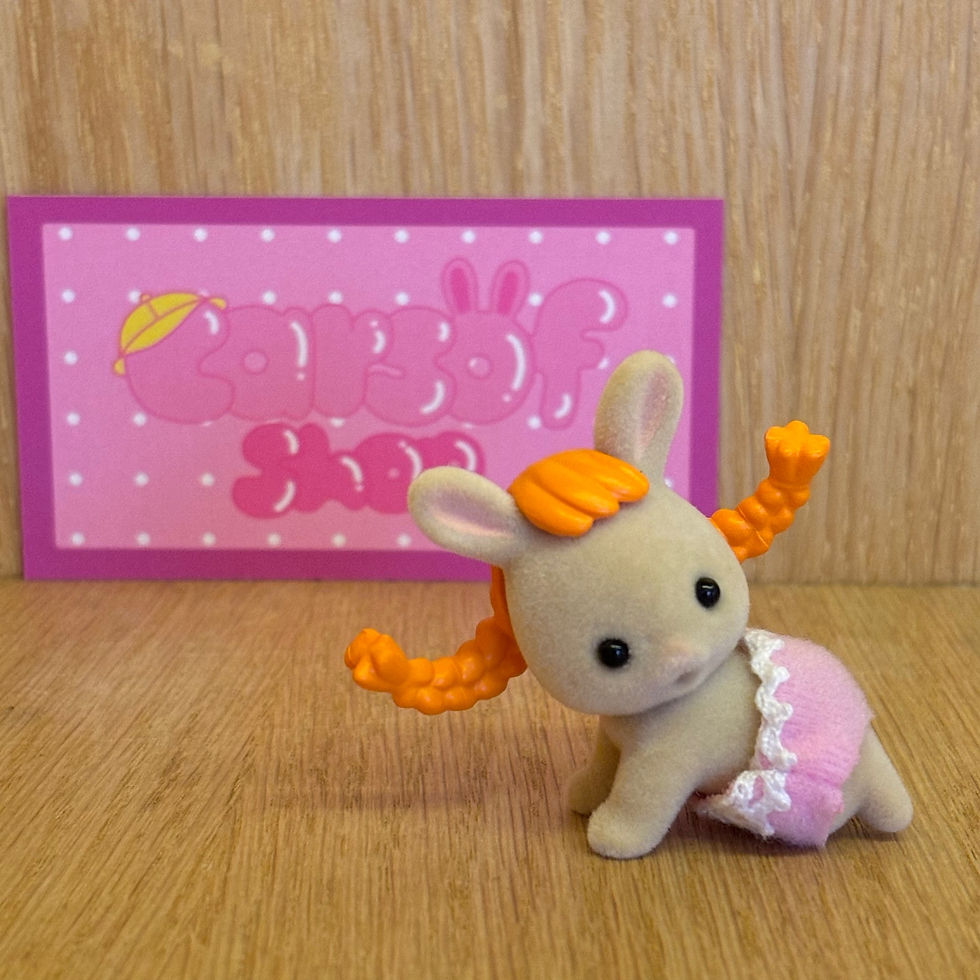 Coneja de leche sobre edición Cabello Divertido Sylvanian Families