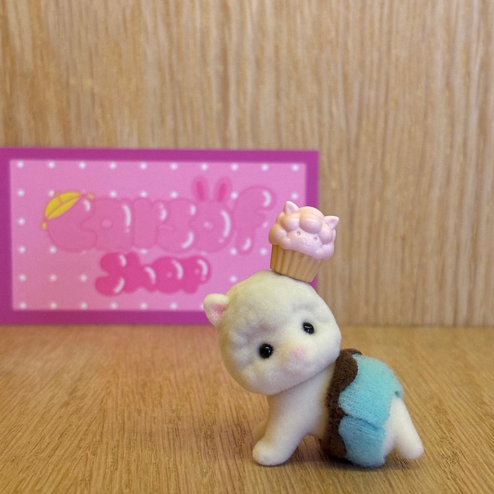 Bebé alpaca sobre edición Fiesta de Pastelillos Sylvanian Families