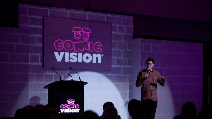Comedian at Comic Vision
