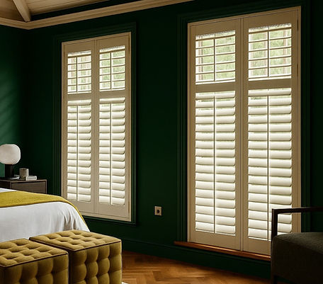 bedroom window shutters