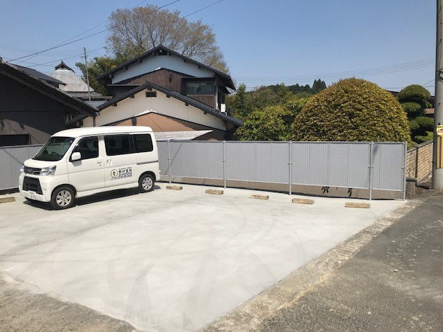 新駐車場