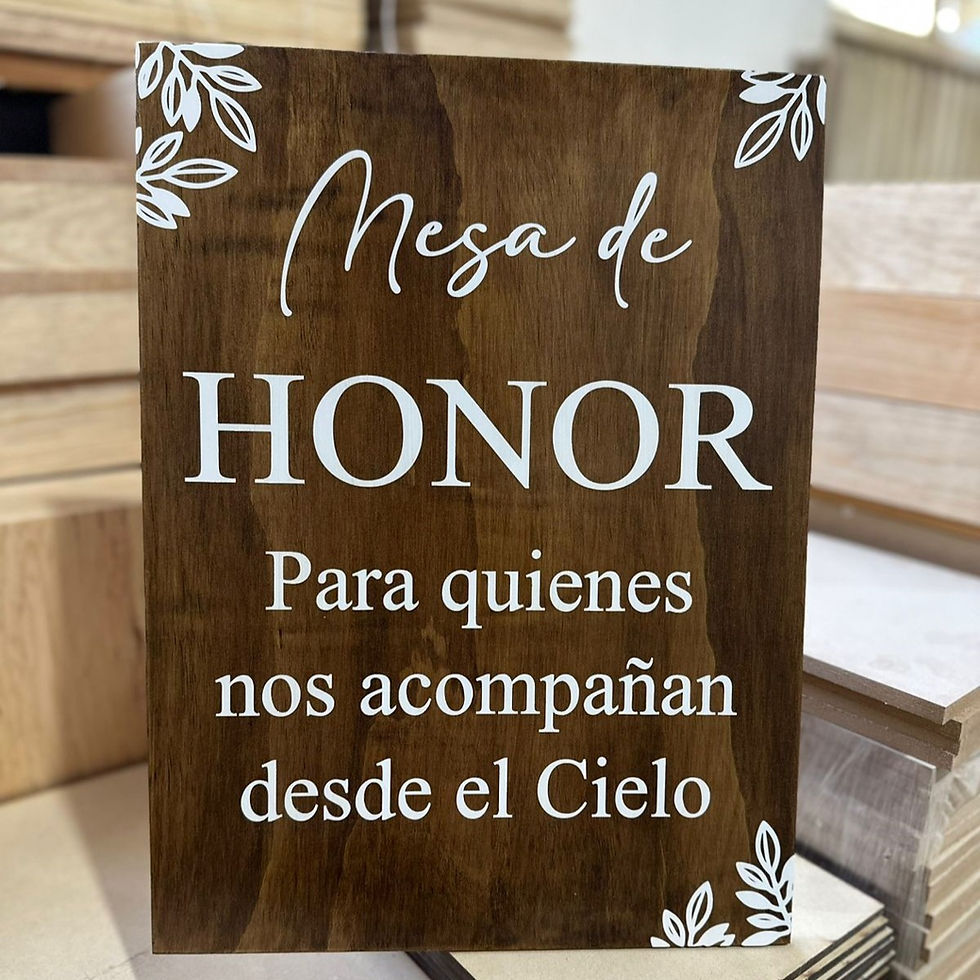 Miniatura: Memorial para mesa en honor de tus seres queridos