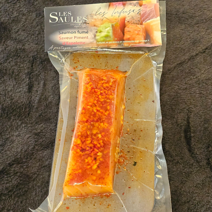 Saku de Saumon fumé au piment d'Espelette