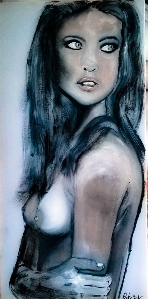 Nue_n°2_60x30_Huile_sur_lin