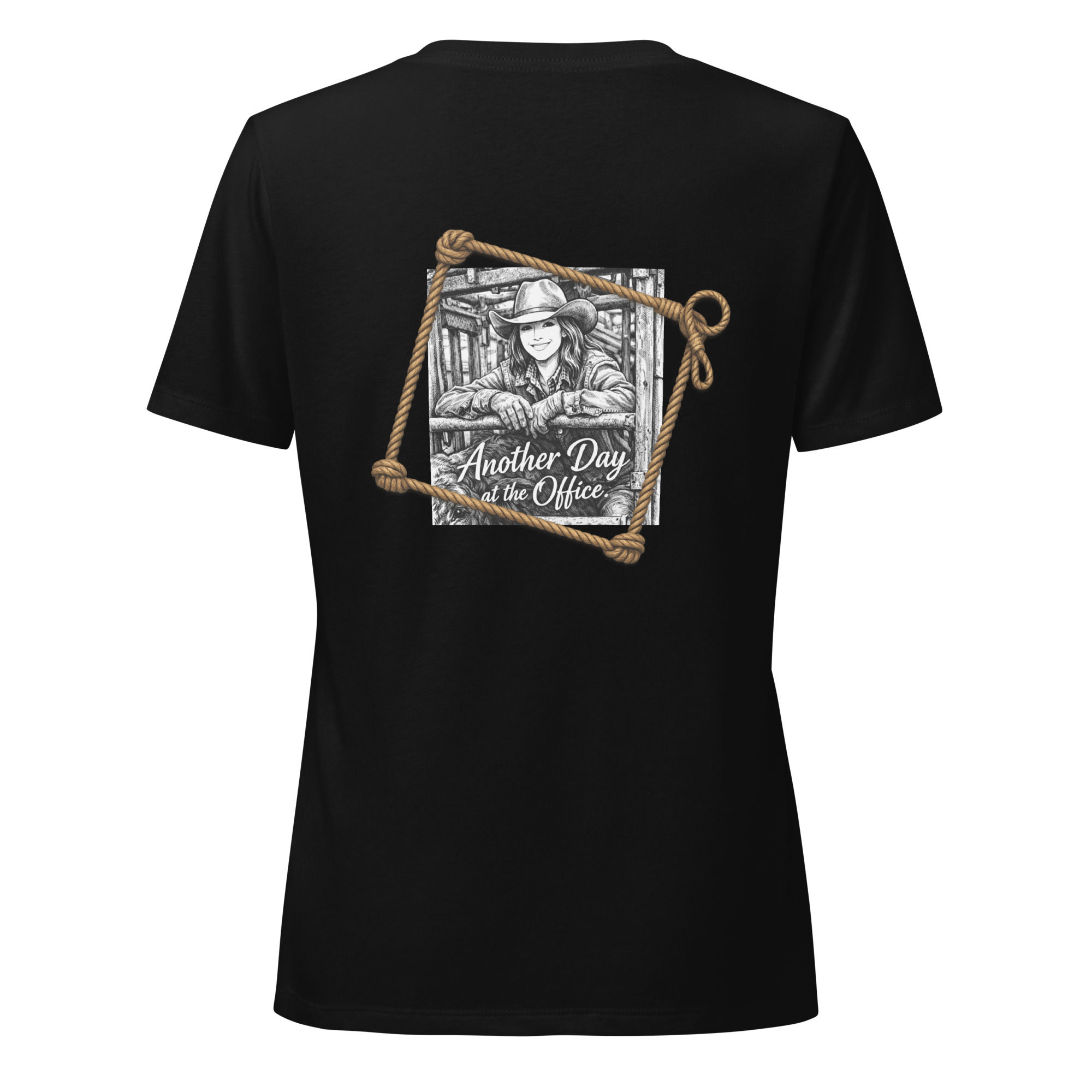 Another Day at the Office - Women’s Relaxed V-Neck T-Shirt