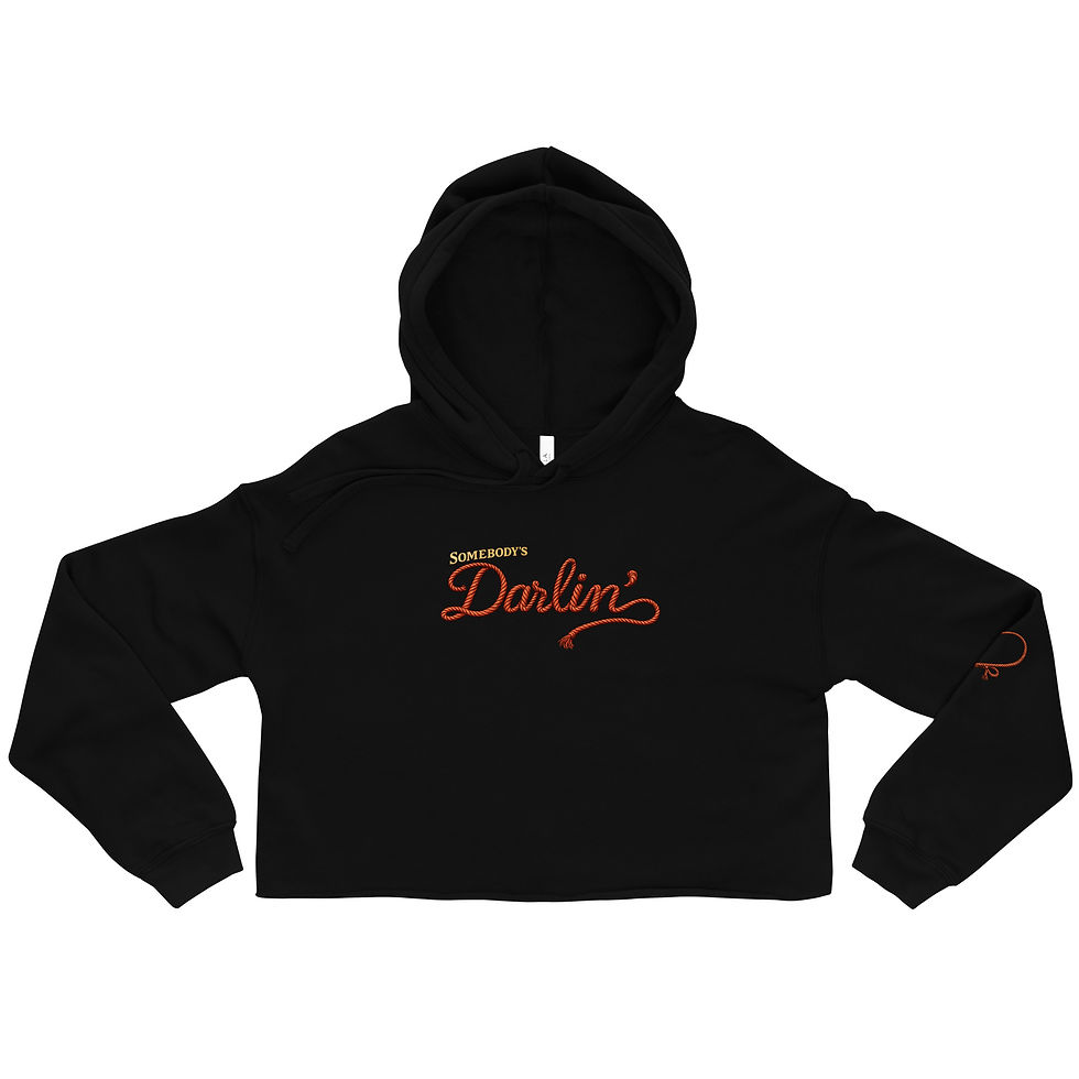 Thumbnail: Somebody's Darlin' - Crop Hoodie