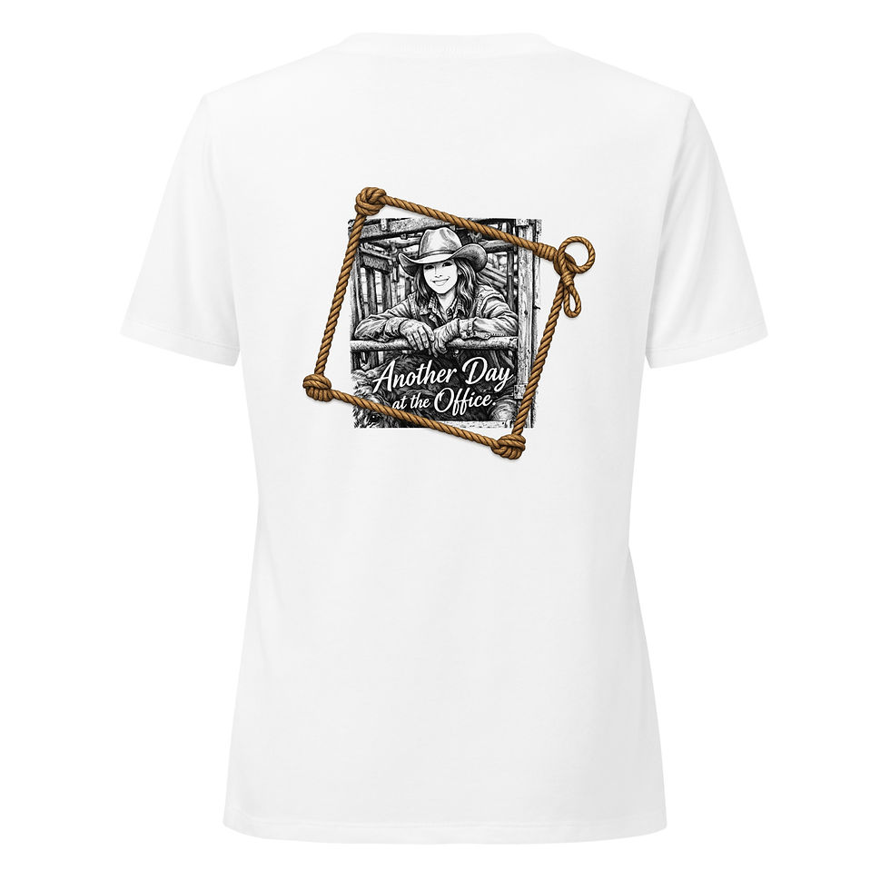 Thumbnail: Another Day at the Office - Women’s Relaxed V-Neck T-Shirt