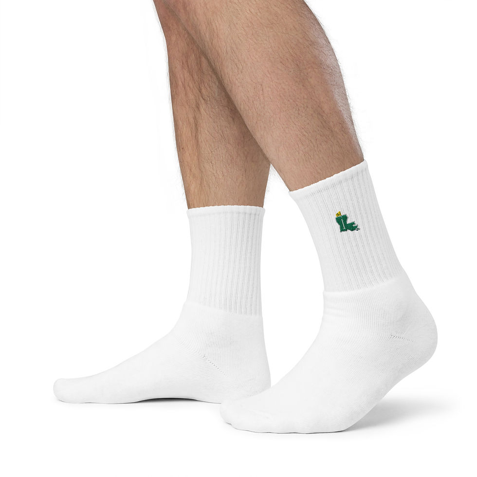Miniatura: Calcetines bordados
