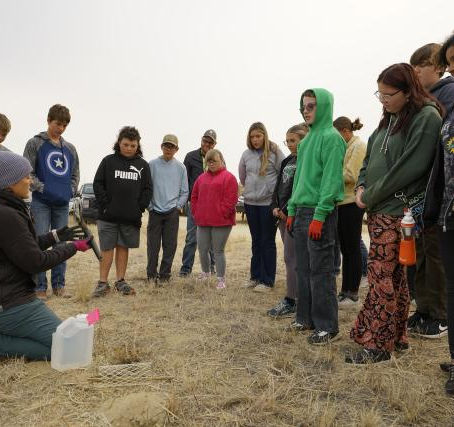 Restoration Planting with Middle School Students