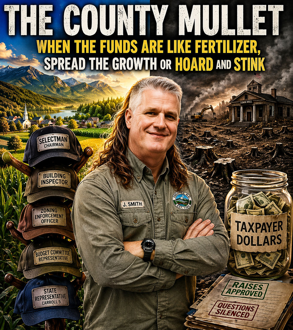 The County Political Mullet, Raise insensitive the Front, Next Day Retaliation in the Back