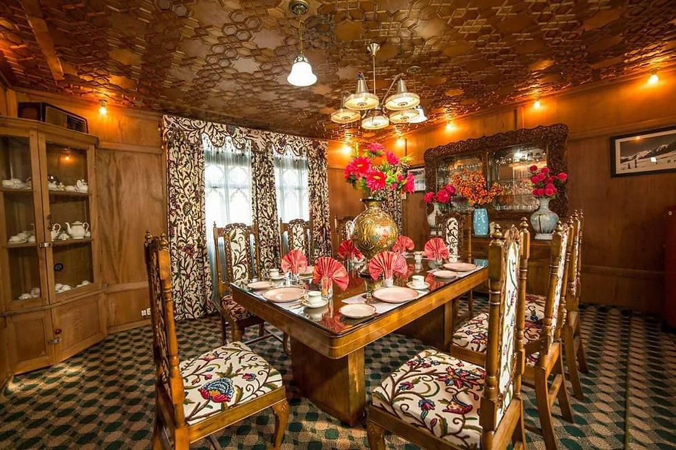 Living in a houseboat on Dal Lake