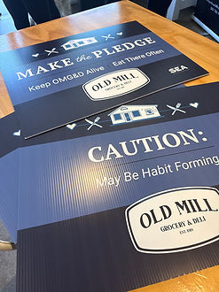 SEA lawn signs