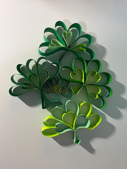 Paper Shamrocks - Feb/March 2023