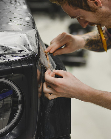 A ppf install at Priminal Auto Styling in Edmonton