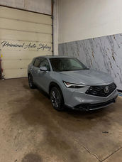 Acura ADX received partial hood, fender, and mirror paint protection film