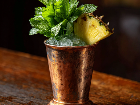 Modernizing the Pineapple Julep: A Classic Cocktail Paired with Pretzels and Beer Mustard