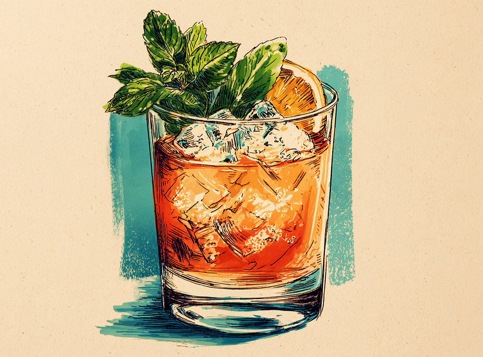 Vintage Grog Illustration