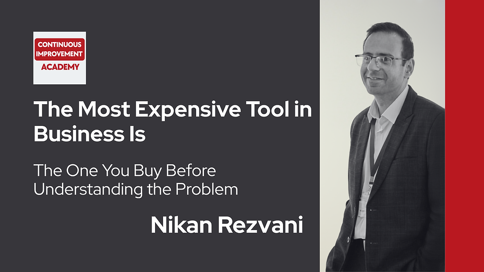 The Most Expensive Tool in Business Is the One You Buy Before Understanding the Problem