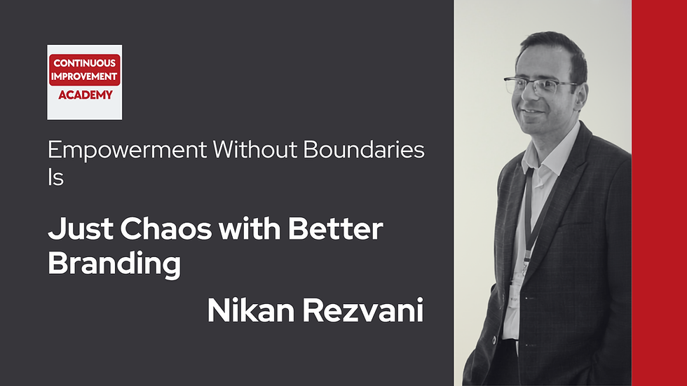 Empowerment Without Boundaries Is Just Chaos with Better Branding