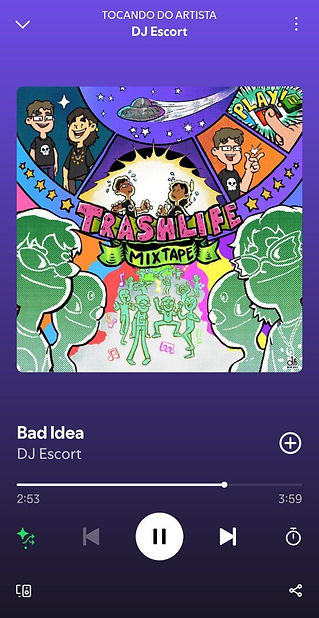 DJ Escort -Bad Idea, Spotify Capa
