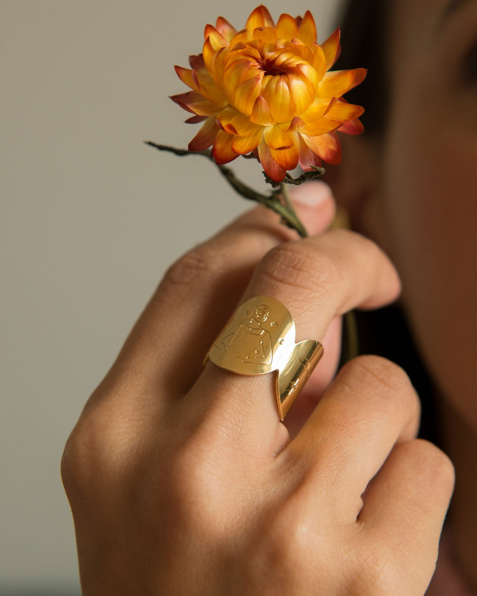 bague stella portée
