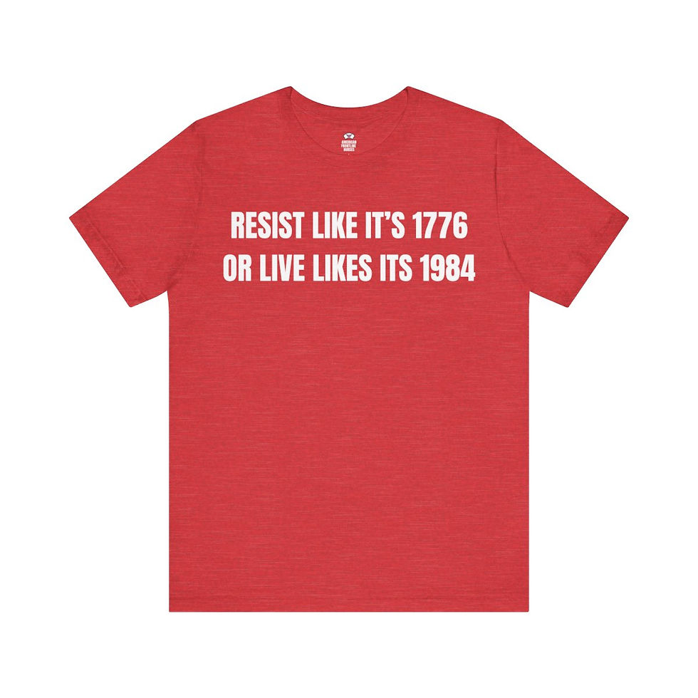 Miniatura: Resist Like its 1776 Unisex Jersey Short Sleeve Tee
