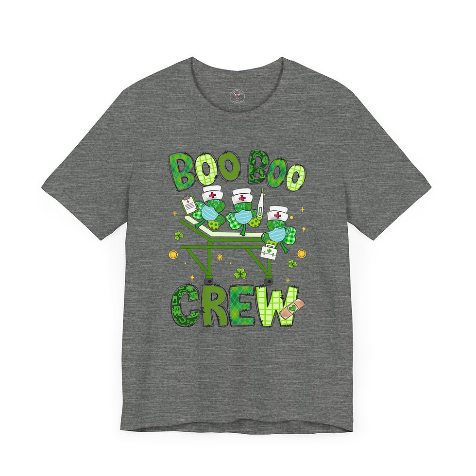 Thumbnail: St Patrick's Boo Boo Crew Unisex Jersey Short Sleeve Tee