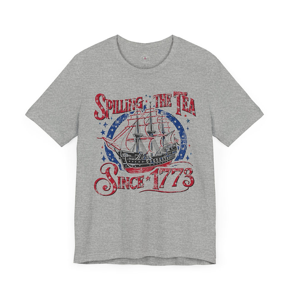 Miniatura: Spilling the Tea Unisex Jersey Short Sleeve Tee