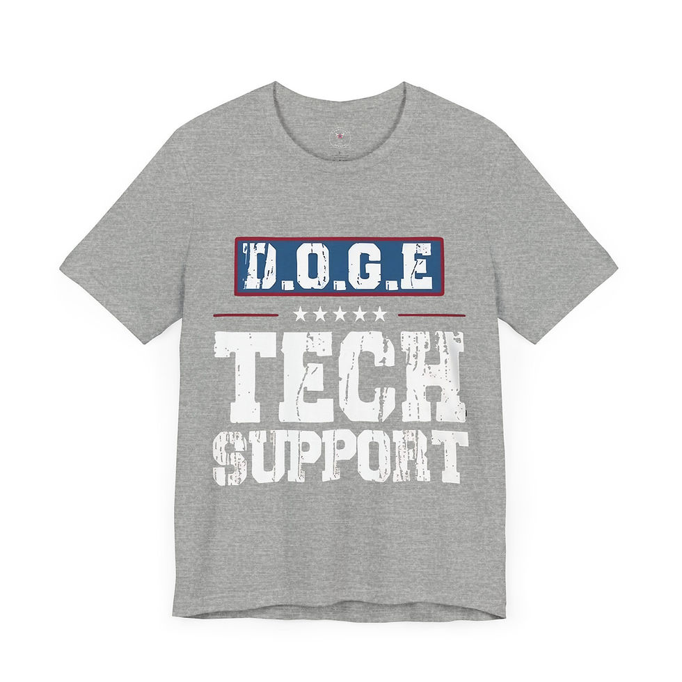 Miniatura: DOGE Tech Support Unisex Jersey Short Sleeve Tee
