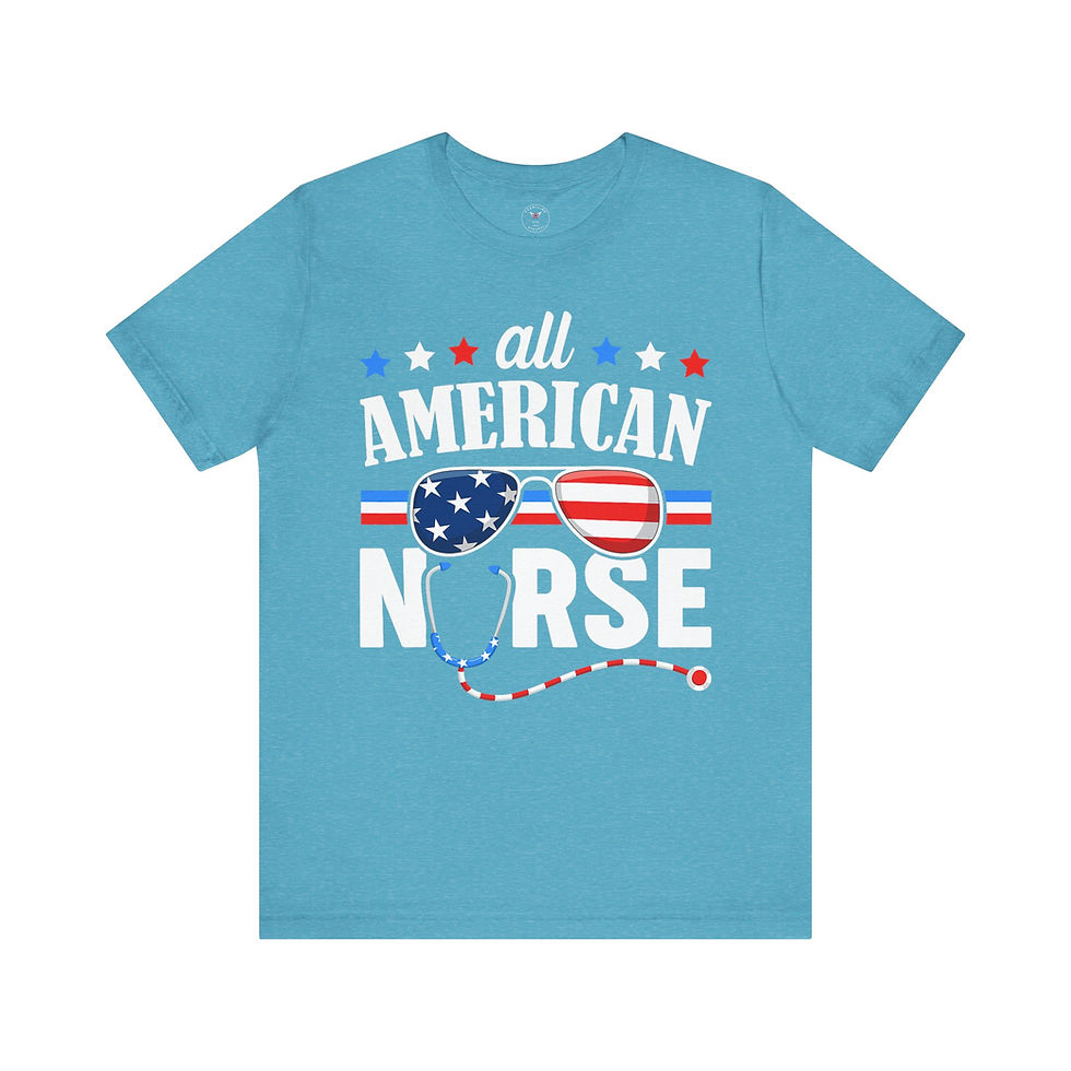 Thumbnail: All American Nurse Unisex Jersey Short Sleeve Tee