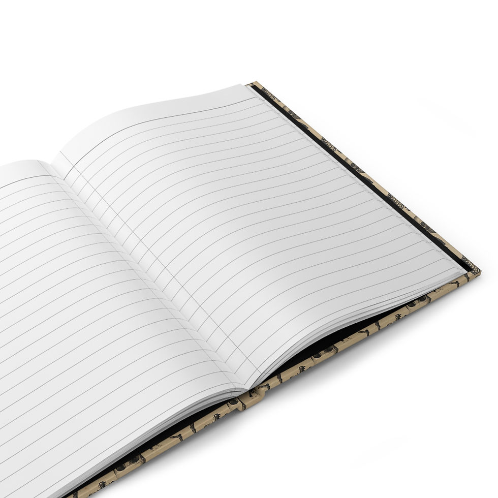 Miniatura: Vintage Skeleton Hardcover Journal Matte