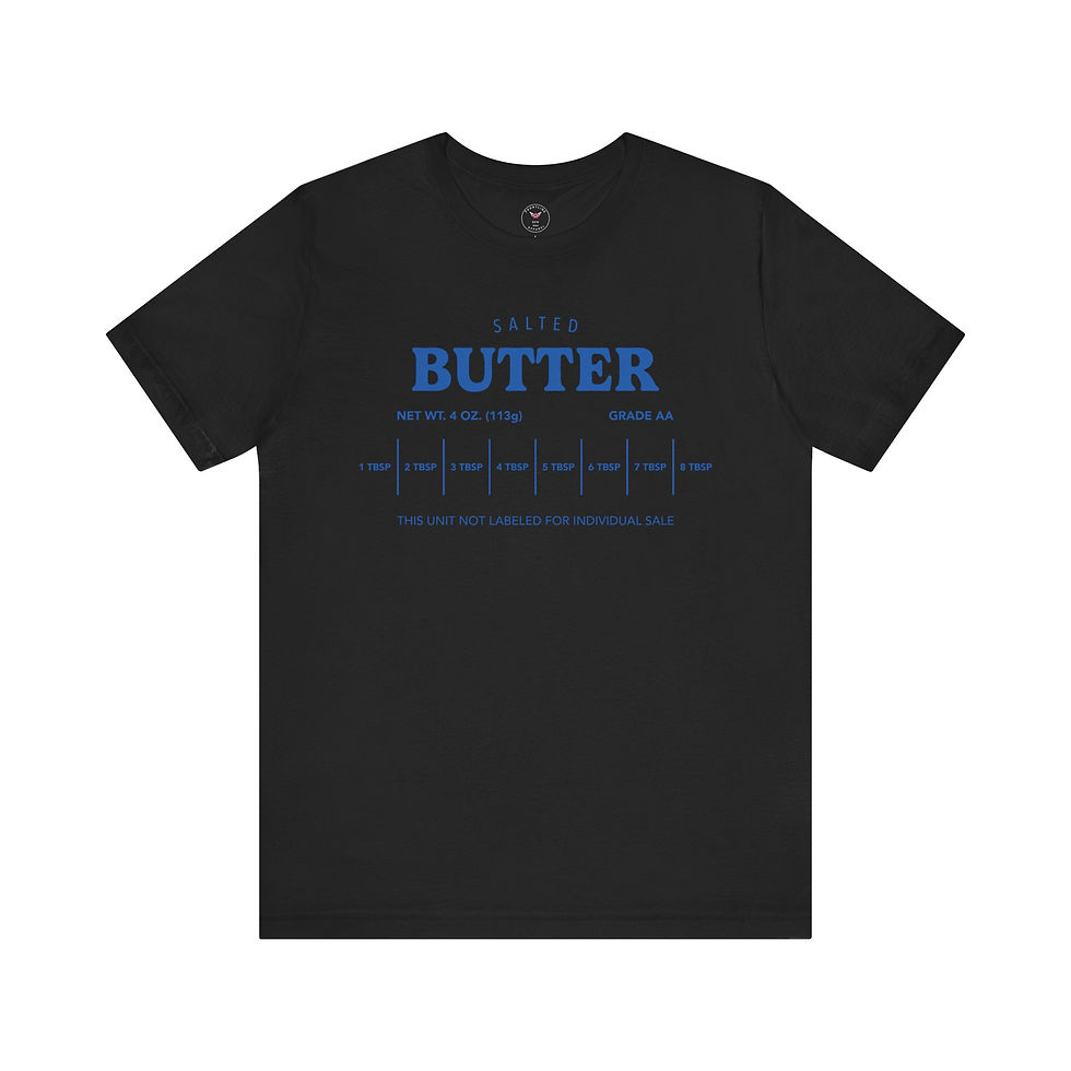 Miniatura: Salted Butter Unisex Jersey Short Sleeve Tee
