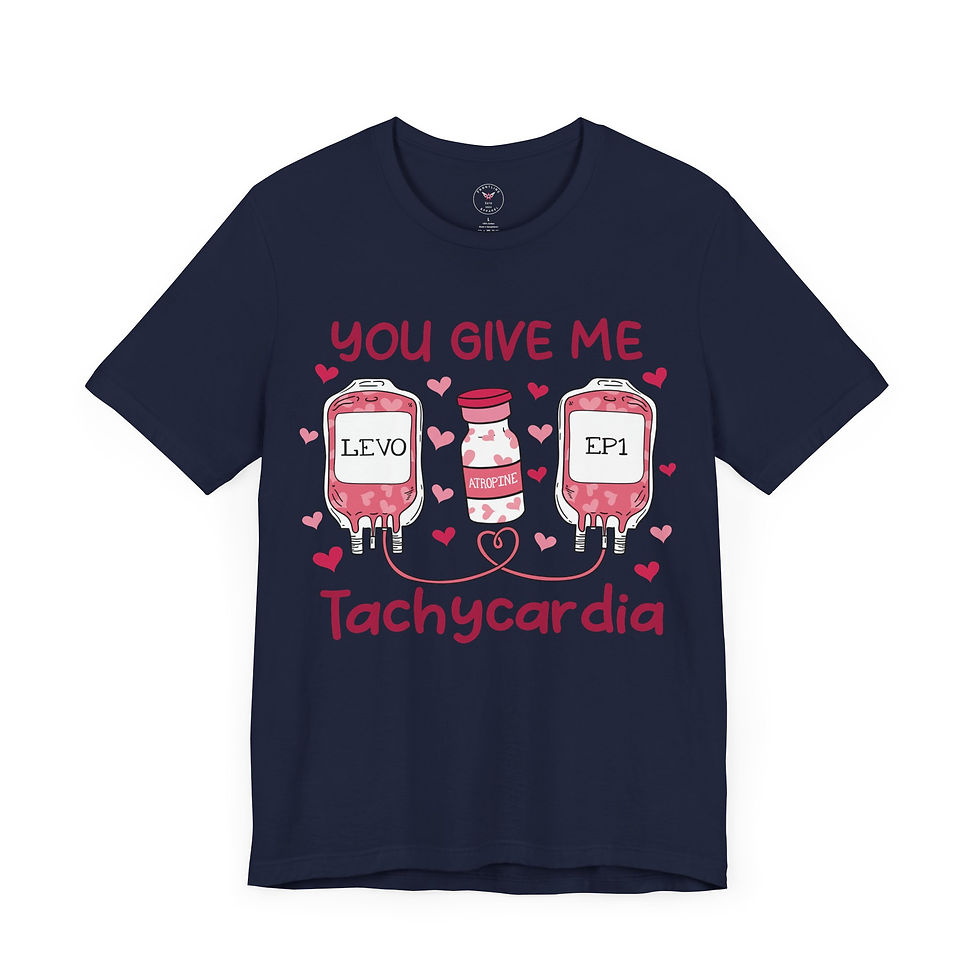 Miniatura: You Give Me Tachycardia Unisex Jersey Short Sleeve Tee