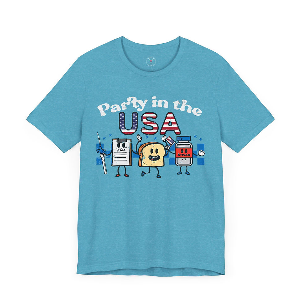 Thumbnail: Nurse Party In The USA Unisex Jersey Short Sleeve Tee