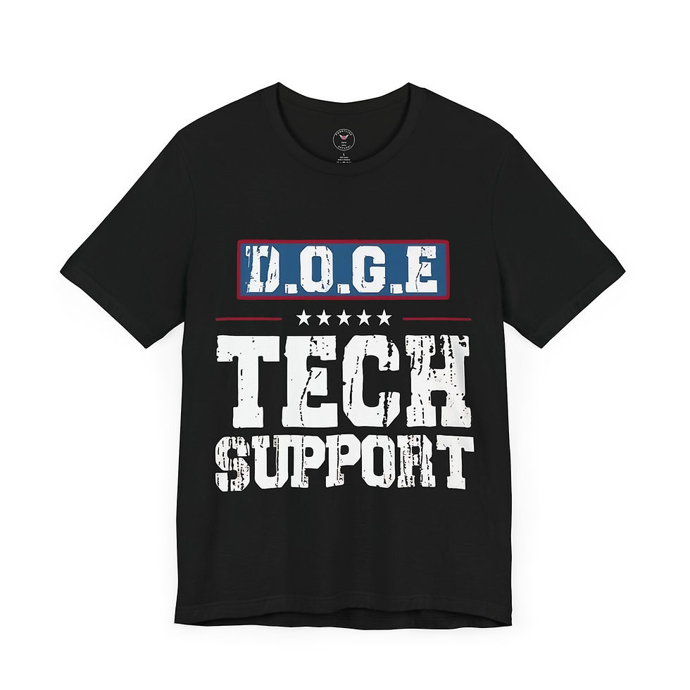 Miniatura: DOGE Tech Support Unisex Jersey Short Sleeve Tee