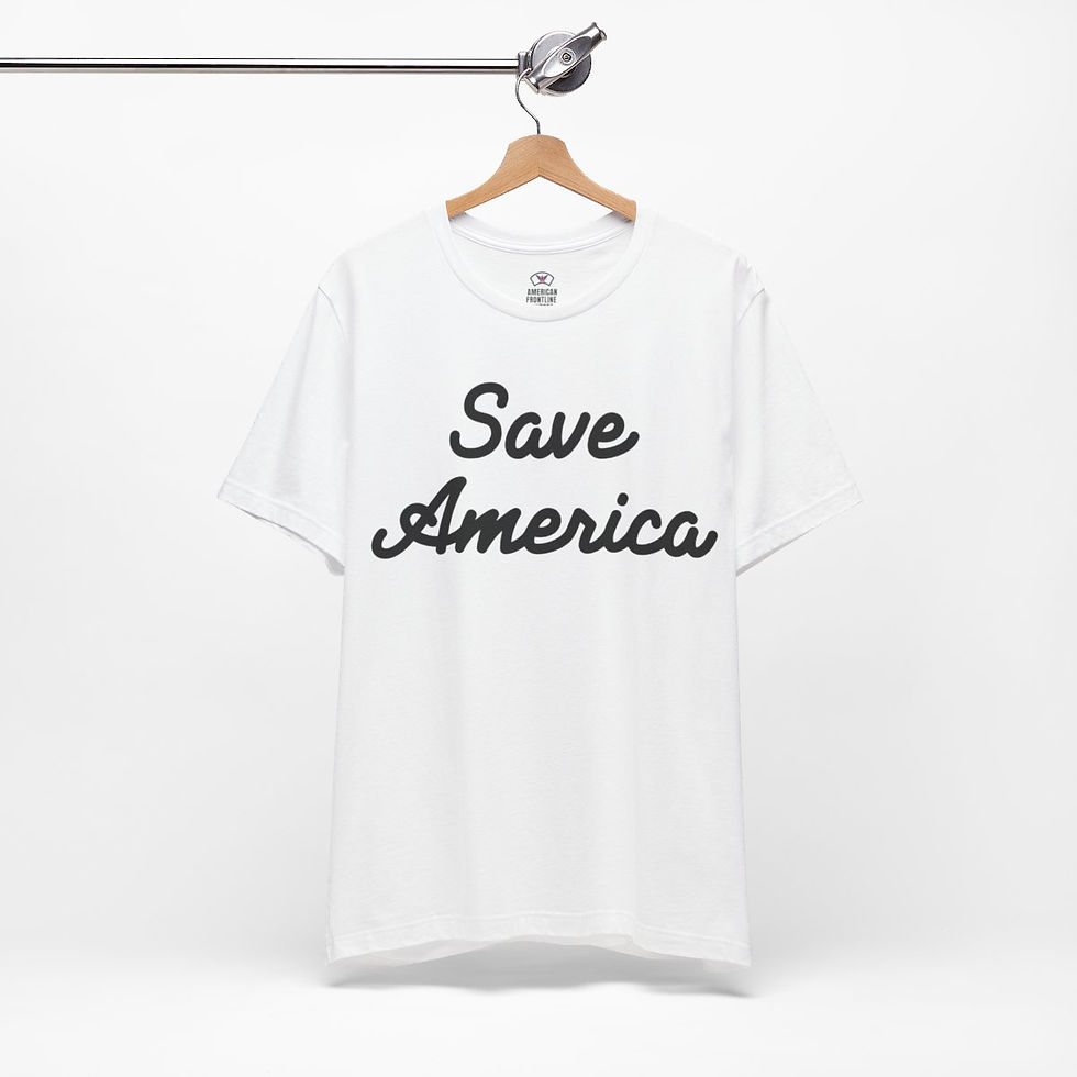 Thumbnail: Save America Unisex Jersey Short Sleeve Tee