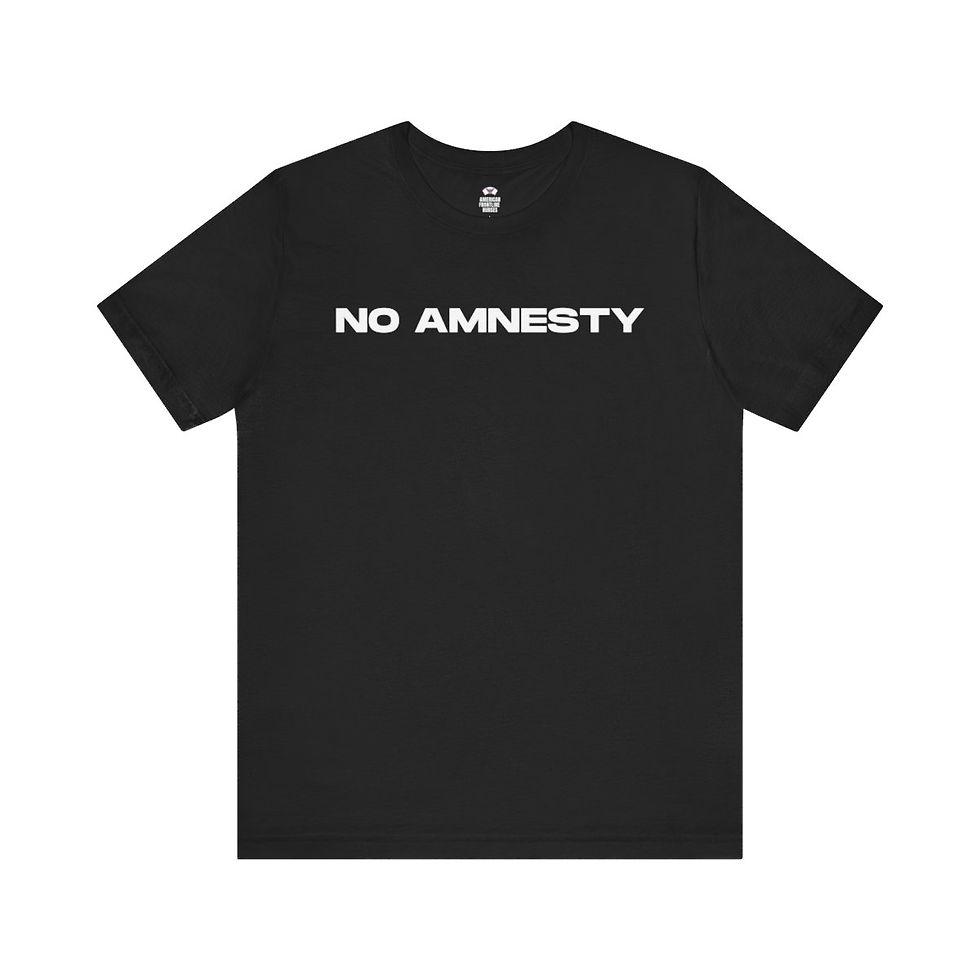 Miniatura: No Amnesty Unisex Jersey Short Sleeve Tee