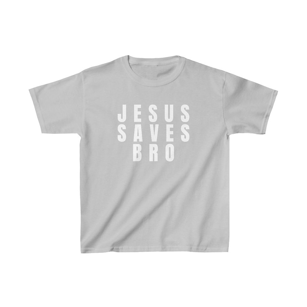 Miniatura: Jesus Saves Bro Kids Heavy Cotton™ Tee