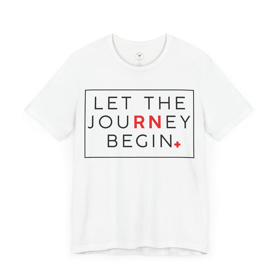 Miniatura: Let The Journey Begin™ Unisex Jersey Short Sleeve Tee
