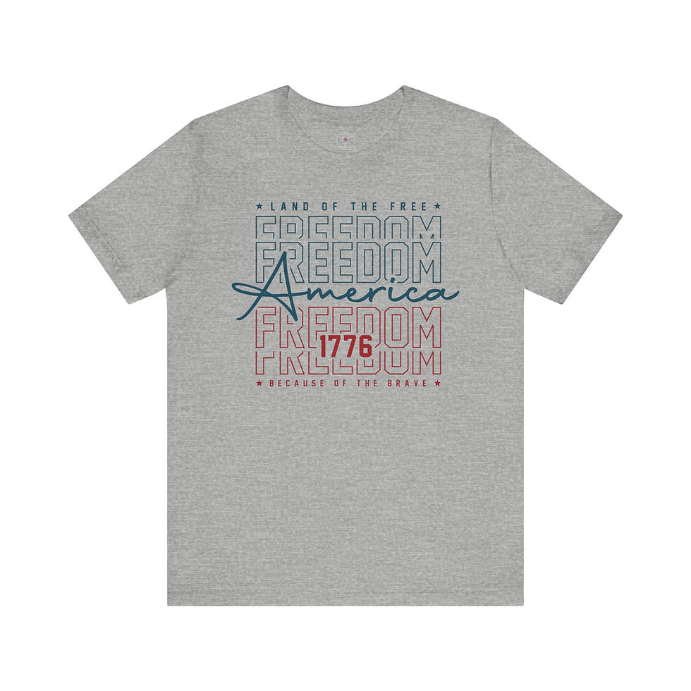 Miniatura: Land Of The FreeUnisex Jersey Short Sleeve Tee