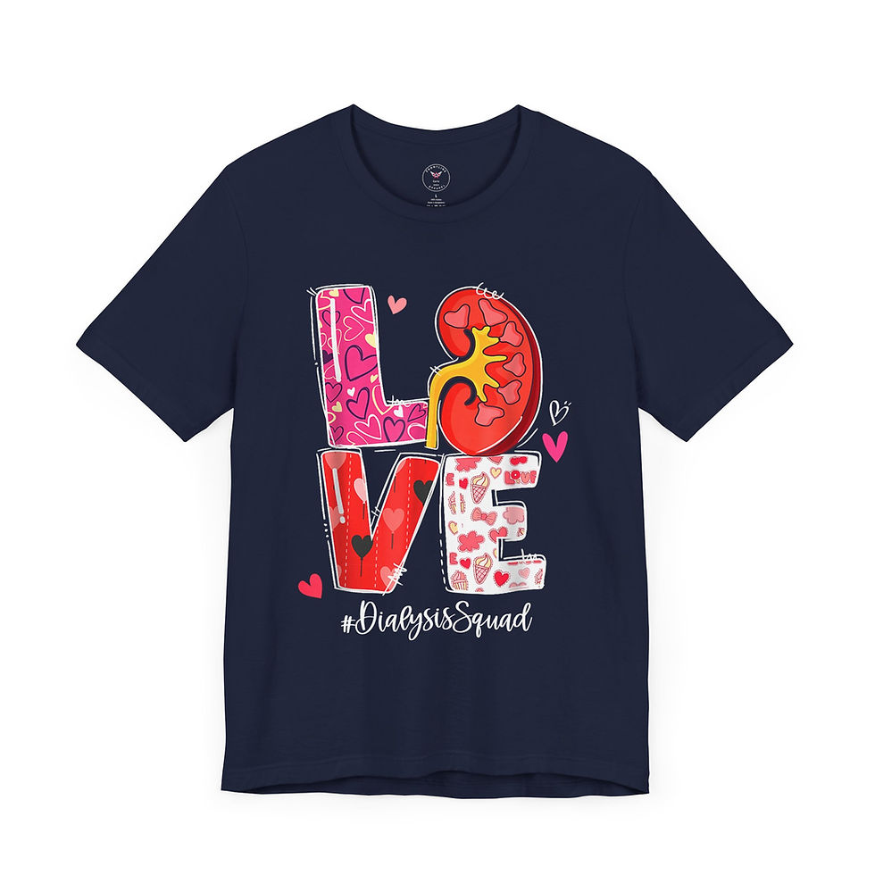Miniatura: Kidney Love Unisex Jersey Short Sleeve Tee
