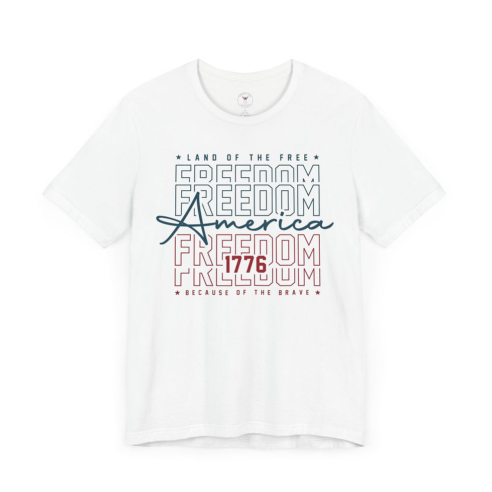 Miniatura: Land Of The FreeUnisex Jersey Short Sleeve Tee