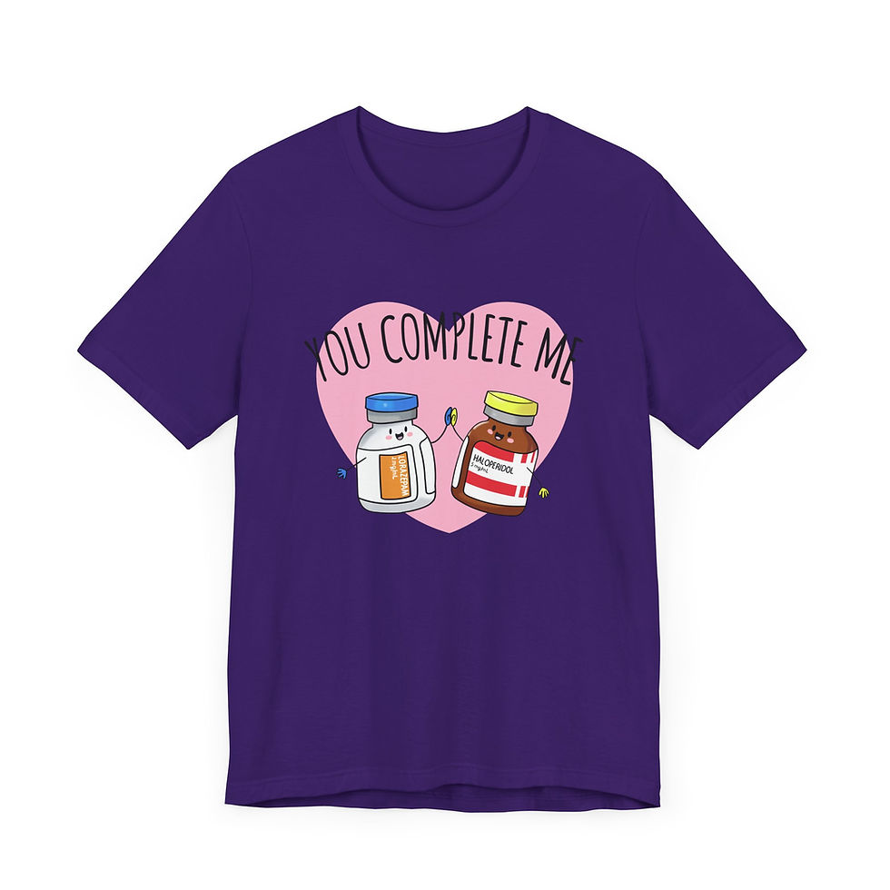 Miniatura: You Complete Me Unisex Jersey Short Sleeve Tee