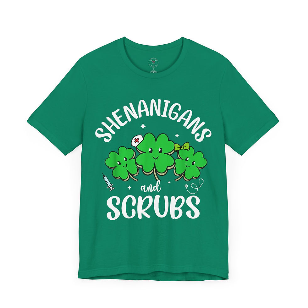 Miniatura: Shenanigans & Scrubs Unisex Jersey Short Sleeve Tee
