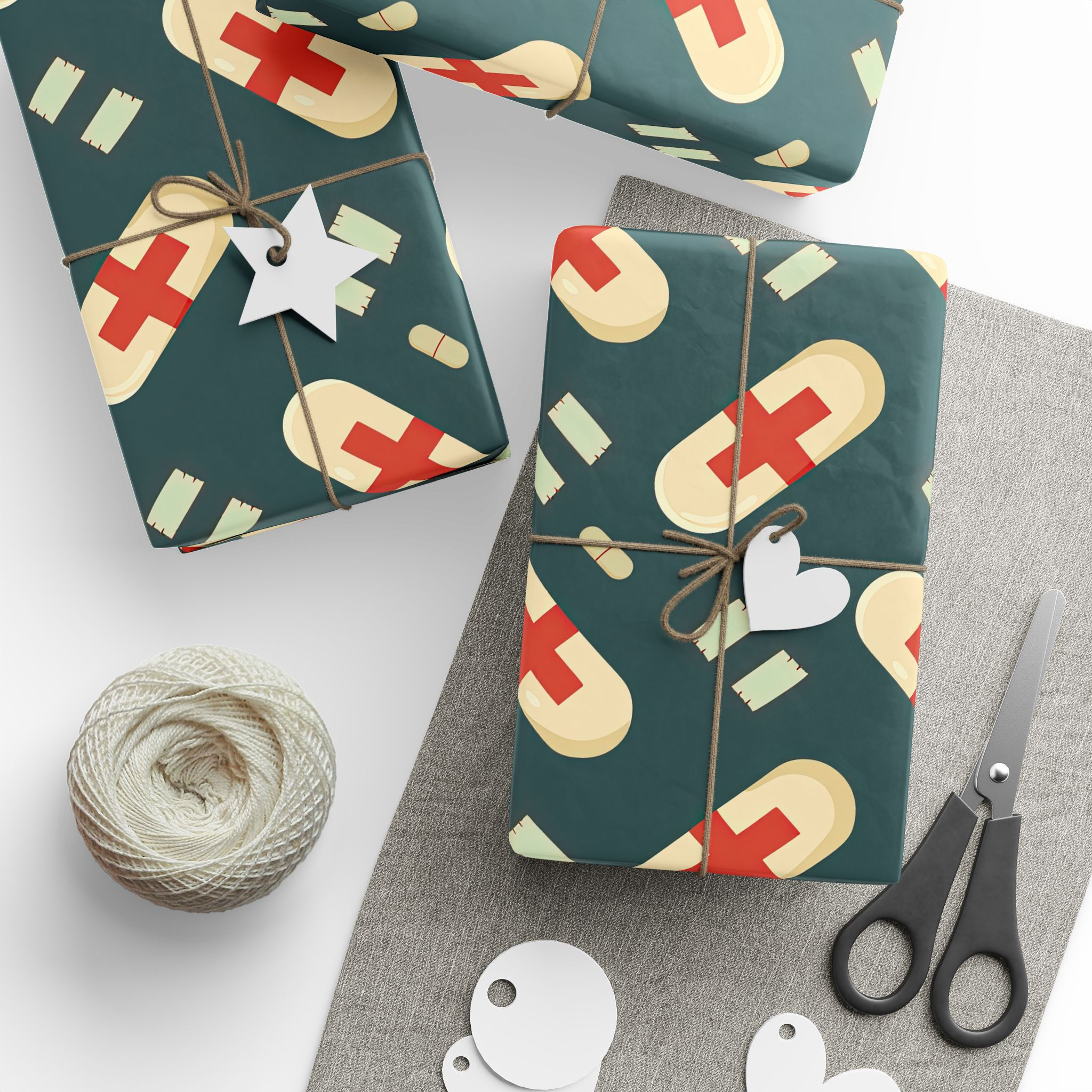 Red Cross Pills 2 Wrapping Paper