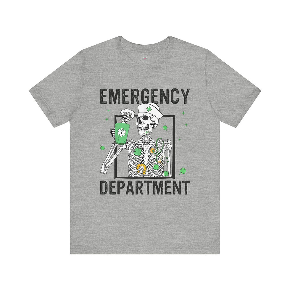 Miniatura: St Patrick's Emergency Department Unisex Jersey Short Sleeve Tee